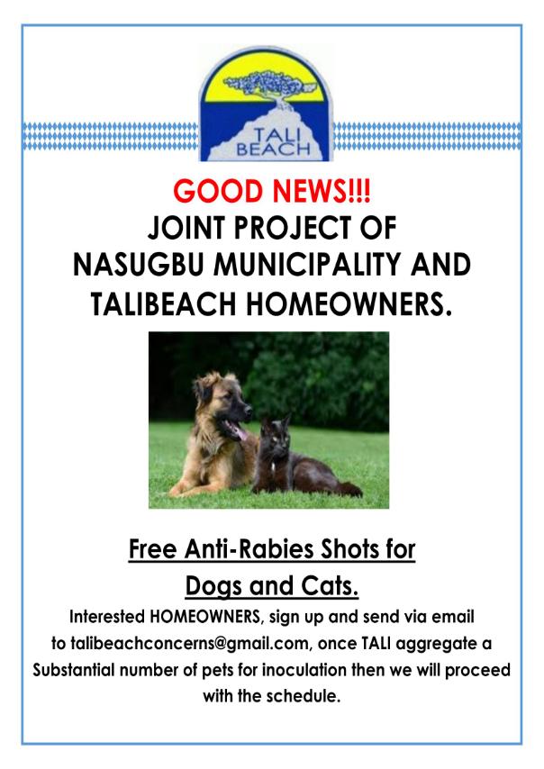 Free Anti-Rabies Shot for Pets
